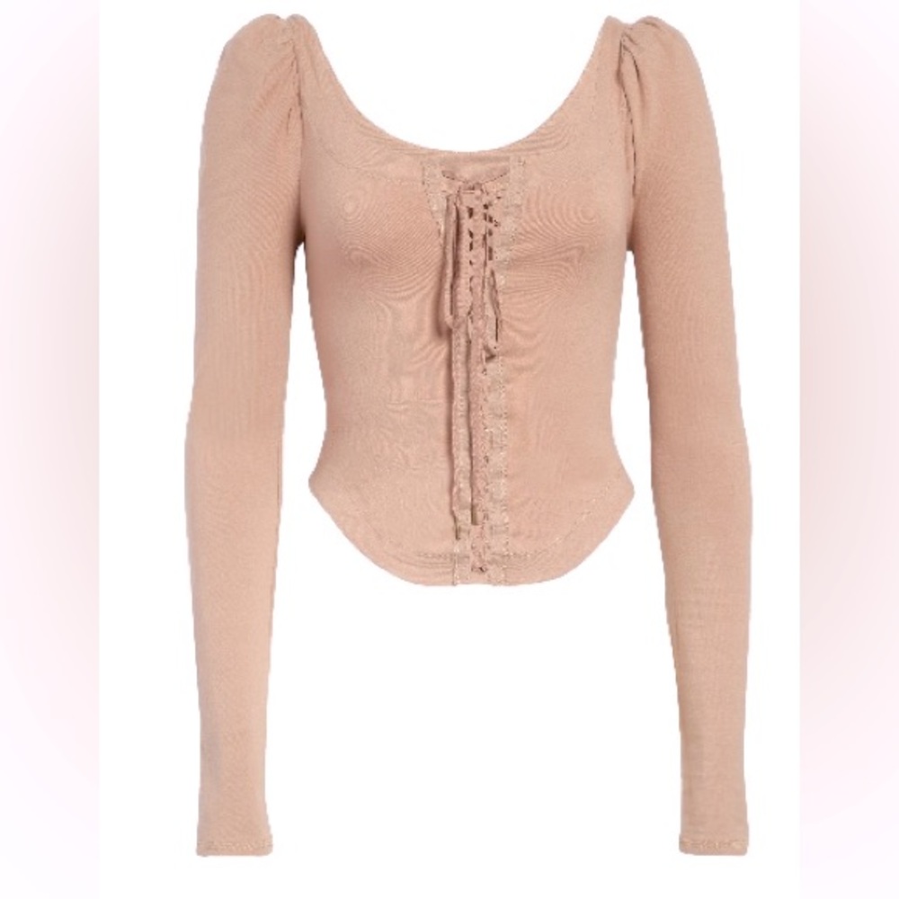 Corset style Free People top